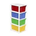 Cutting EDGE 4 Layer Modular Drawer Storage Set, XL, Multicolor