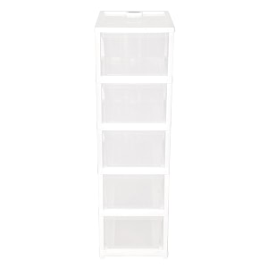 cutting edge 5 layer plastic modular drawer storage set xltransparent