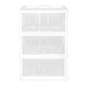 Cutting EDGE 3 Layer Plastic Modular Drawer Storage Set, Small, Transparent