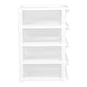 Cutting EDGE 4 Layer Plastic Modular Drawer Storage Set, Small, Transparent