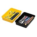 Cutting EDGE Interlocking Drawer Organizer Big(Set of 2, Black &amp; Yellow)
