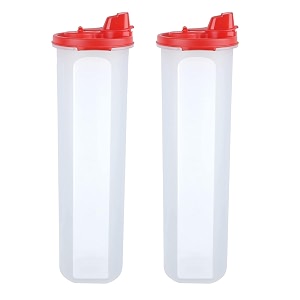 cutting edge 11 litres smart slim oil dispenser dark red set of 2