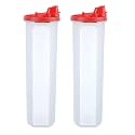 Cutting EDGE 1.1 Litres Smart Slim Oil Dispenser Airtight Red (Set of 2)