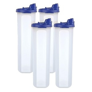 cutting edge 11 litres smart slim oil dispenser airtight dark blue set of 4