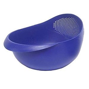 cutting edge multipurpose food strainer colander blue1xbig