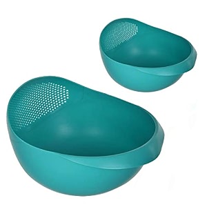 cutting edge multipurpose food strainer colander sea green1xbig1xsmall