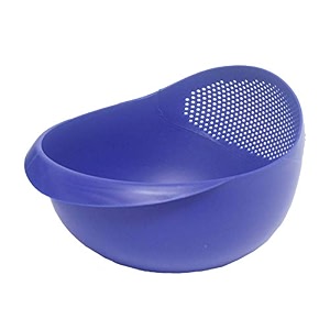 cutting edge multipurpose food strainer colander blue1xsmall