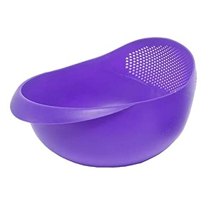 cutting edge multipurpose food strainer colander purple1xbig