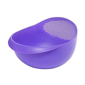 cutting edge multipurpose food strainer colander purple1xsmall