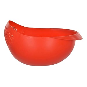 cutting edge multipurpose food strainer colander red 1xbig