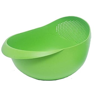 cutting edge multipurpose food strainer colander green 1xbig