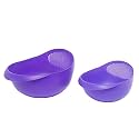 Cutting EDGE Multipurpose Food Strainer Colander (Purple,1xBig,1xSmall)