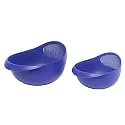 Cutting EDGE Multipurpose Food Strainer Colander (Blue,1xBig, 1xSmall)