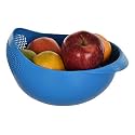 Cutting EDGE Multipurpose Food Strainer Colander (Blue,1xSmall)