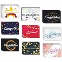 CVANU 9 Designs Greeting Card, Message Notecard with Envelope for Best Wishes, All Occasion (9pc)(3x4inch)_c28-a14