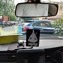 CVANU Acrylic Car Hanging Accessories MAHADEV Embossed Both Side for Car Decoration(3" x4inch)_c2