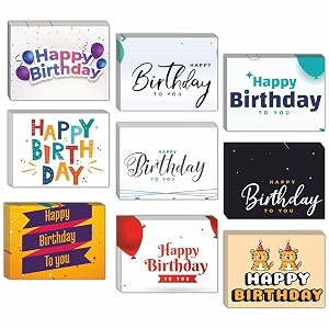 cvanu attractive 9 designs greeting cards blank notecard with envelopes for office all occasion90pcs3x4 inch_c14