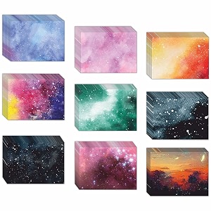 cvanu attractive 9 designs greeting cards blank notecard with envelopes for office all occasion90pc3x4inch_c23
