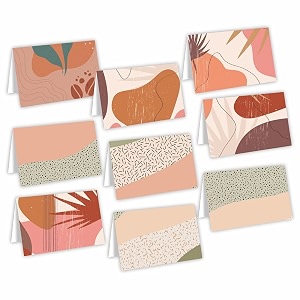 cvanu attractive 9 designs greeting cards blank notecard with envelopes for office all occasion36pc3x4inch_c29