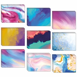 cvanu attractive 9 designs greeting cards blank notecard with envelopes for office all occasion18pcs3x4 inch_c12