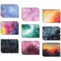 CVANU Attractive 9 Designs Greeting Cards, Blank Notecard with Envelopes for Office, All Occasion(18pc)(3x4inch)_c23