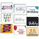 CVANU Attractive 9 Designs Greeting Cards, Blank Notecard With Envelopes for Office, All Occasion(18pcs)(3x4 inch)_c14