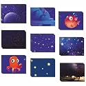 CVANU Attractive 9 Designs Greeting Cards, Blank Notecard with Envelopes for Office, All Occasion(90pc)(3x4inch)_c22