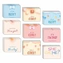 CVANU Attractive 9 Designs Greeting Cards, Blank Notecard With Envelopes for Office, All Occasion(90pcs)(3x4 inch)_c17