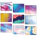 CVANU Attractive 9 Designs Greeting Cards, Blank Notecard With Envelopes for Office, All Occasion(54pcs)(3x4 inch)_c12