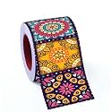 CVANU Oil Proof and Waterproof Self Adhesive Wall Tile Decals Sticker (Vinyl ; 480x10 cm; Multicolour) CV-4