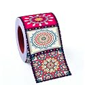 CVANU Oil Proof and Waterproof Self Adhesive Wall Tile Decals Sticker (Vinyl ; 480x10 cm; Multicolour) CV-2