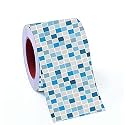 CVANU Oil Proof and Waterproof Self Adhesive Wall Tile Decals Sticker (Vinyl ; 480x10 cm; Multicolour) CV-14