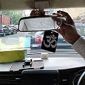 CVANU OM Symbol Acrylic Car Hanging Accessories Embossed Both Side for Car Decoration(3" x4inch)_c4