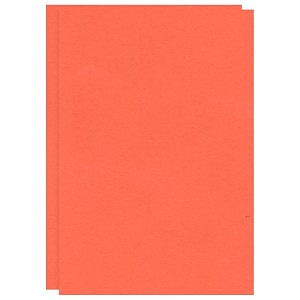 cvanu premium a4 color paper sheets okaya orange 250 gsm color art papers for kids diy arts and crafts scrapbooking card making pack of 50