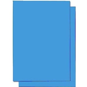 cvanu premium a4 color paper sheets bergamo blue 120 gsm color art papers for kids diy arts and crafts scrapbooking card making pack of 15
