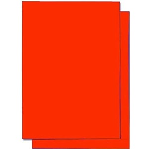 cvanu premium a4 color paper sheets orlando orange 120 gsm color art papers for kids diy arts and crafts scrapbooking card making pack of 15