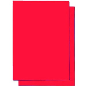 cvanu premium a4 color paper sheets roma red 120 gsm color art papers for kids diy arts and crafts scrapbooking card making pack of 15
