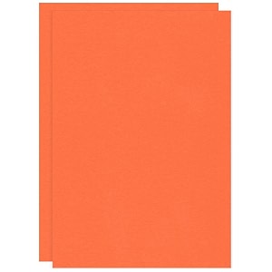 cvanu premium a4 color paper sheets orlando orange 250 gsm color art papers for kids diy arts and crafts scrapbooking card making pack of 25