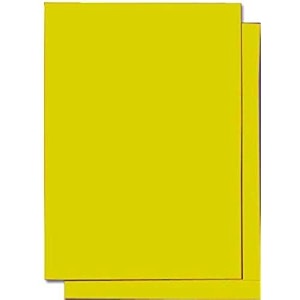 cvanu premium a4 color paper sheets yangon yellow 120 gsm color art papers for kids diy arts and crafts scrapbooking card making pack of 25