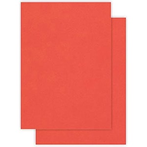 cvanu ultra smooth a4 sheets pack of 25 coral color art papers a4 construction paper craft supplies for kids 120gsm