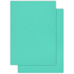 cvanu ultra smooth a4 sheets pack of 150 caribbean blue color art papers a4 construction paper craft supplies for kids 120gsm