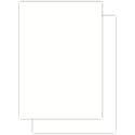 CVANU Ultra Smooth A4 Sheets Pack of 25 Snow White Color Art Papers A4 Construction Paper Craft Supplies for Kids. 120GSM