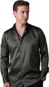 cvc Men Solid Formal Green Shirt