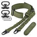 CVLIFE Rifle Sling Two Point Sling, Removable Pad 360° Swivels, Elastic