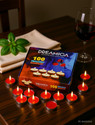 CW Dreamica Pack Of 100 , Long-Burning Red Tealight Candles Candle