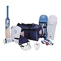 CW Maxstar Classic Cricket Kit for 5-14 Year Above Full Kit Cricket Playing Set Wooden Cricket Kit Complete Batting Kit Bag with All Accessories Cricket Kit for Left Hand & Right Hand