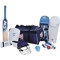 CW Maxstar Classic Cricket Kit for 5-14 Year Above Full Kit Cricket Playing Set Wooden Cricket Kit Complete Batting Kit Bag with All Accessories Cricket Kit for Left Hand &amp; Right Hand