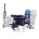 CW Maxstar Classic Cricket Kit for 5-14 Year Above Full Kit Cricket Playing Set Wooden Cricket Kit Complete Batting Kit Bag with All Accessories Cricket Kit for Left Hand & Right Hand