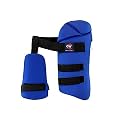 CW Litevte Combo Cricket Thigh Guard | Lower Body Protector | Double Inner Batting Pad Left &amp; Right Handed (S Boys Right)
