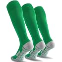 CWVLC Soccer Socks (1/3/5 pairs) Team Sport Knee High Socks for Adult Youth Kids